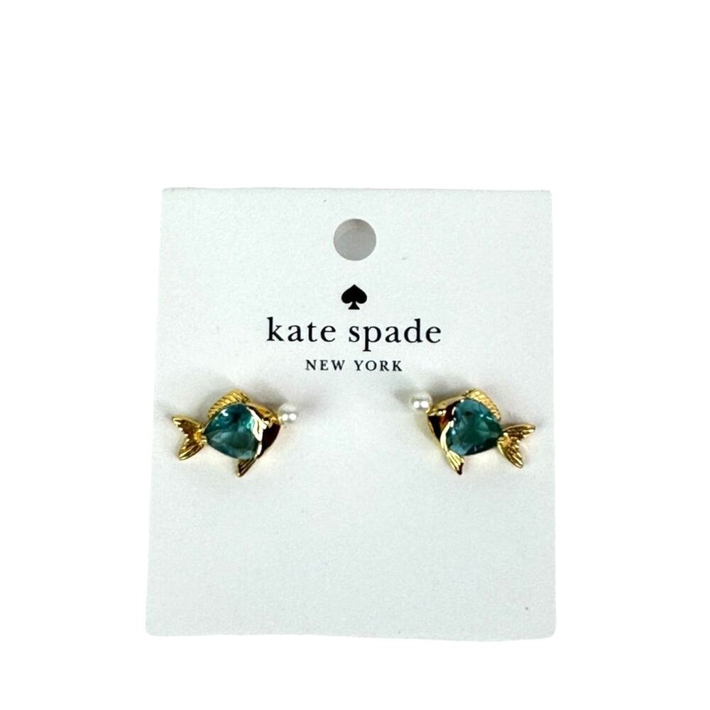 Kate Spade What A Catch Fish Studs Womens earrings